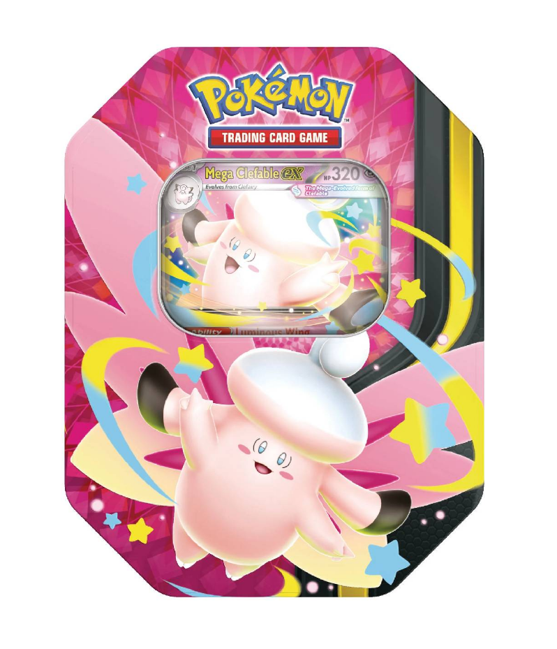 Pokemon Tins Mega Clefable EX-Inglés